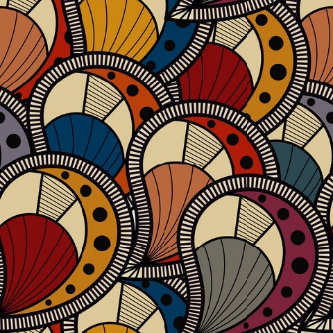 Decorative African Feather Concept